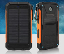 Load image into Gallery viewer, Waterproof Solar Power Bank  Dual USB
